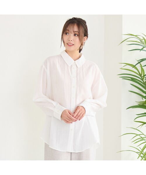 PISANO / ピサーノ その他トップス | 【アンサンブル】ニットジレ×ストライプシャツ | 詳細3