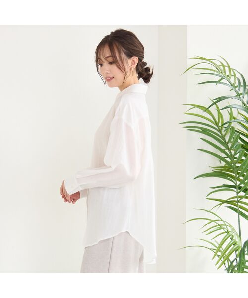 PISANO / ピサーノ その他トップス | 【アンサンブル】ニットジレ×ストライプシャツ | 詳細4