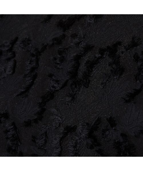 PISANO / ピサーノ ミニ丈・ひざ丈ワンピース | 【接触冷感・紫外線防止・防シワ】ラウンドネック・ジャカード配色ドレス | 詳細13