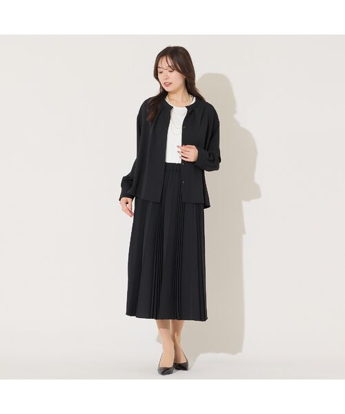 PISANO / ピサーノ シャツ・ブラウス | 【手洗いOK・機能性素材・セットアップ対応】3WAYスタンドカラーブラウス | 詳細3