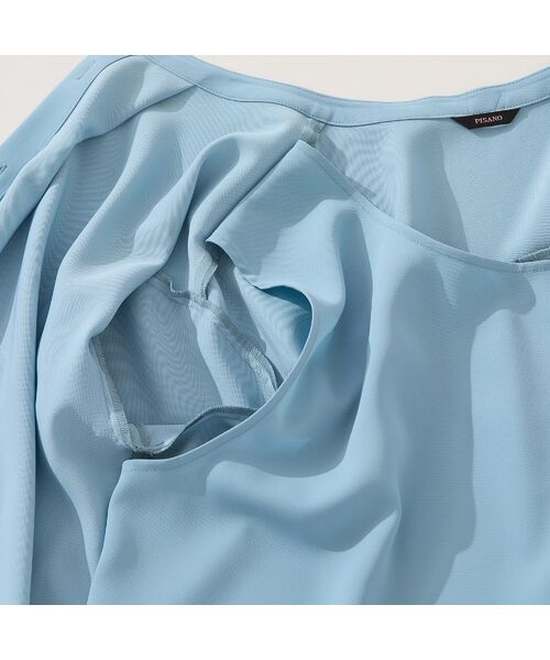 PISANO / ピサーノ シャツ・ブラウス | 【手洗いOK・機能性素材・セットアップ対応】3WAYスタンドカラーブラウス | 詳細16