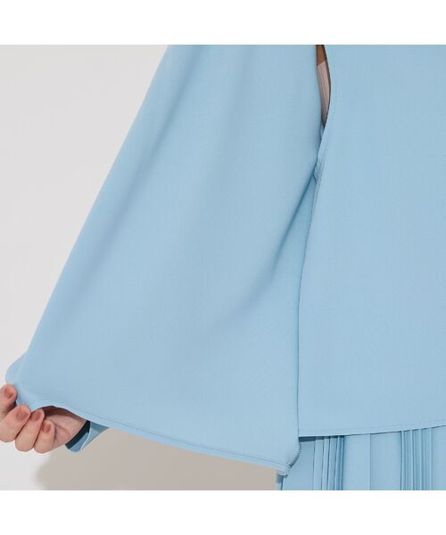 PISANO / ピサーノ シャツ・ブラウス | 【手洗いOK・機能性素材・セットアップ対応】3WAYスタンドカラーブラウス | 詳細14