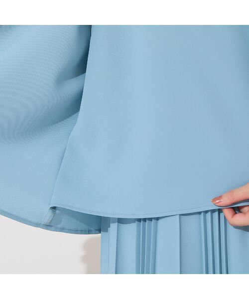 PISANO / ピサーノ シャツ・ブラウス | 【手洗いOK・機能性素材・セットアップ対応】3WAYスタンドカラーブラウス | 詳細15