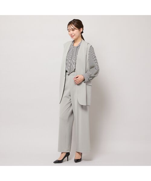 PISANO / ピサーノ シャツ・ブラウス | 【手洗いOK】2WAY・ストライプタイブラウス | 詳細7