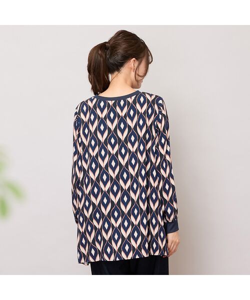 PISANO / ピサーノ シャツ・ブラウス | 【手洗いOK】インパクトプリントブラウス | 詳細8