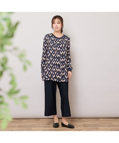 PISANO / ピサーノ シャツ・ブラウス | 【手洗いOK】インパクトプリントブラウス | 詳細9