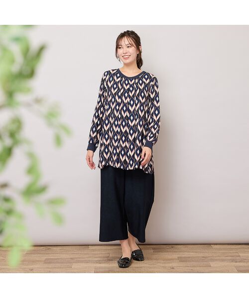 PISANO / ピサーノ シャツ・ブラウス | 【手洗いOK】インパクトプリントブラウス | 詳細11