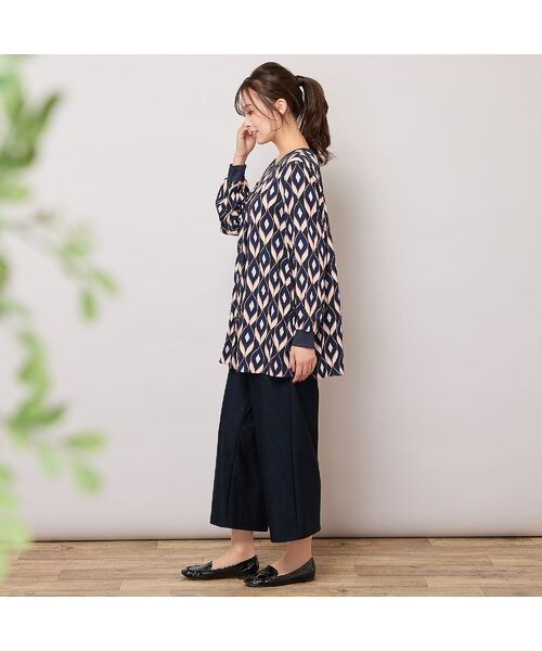 PISANO / ピサーノ シャツ・ブラウス | 【手洗いOK】インパクトプリントブラウス | 詳細12
