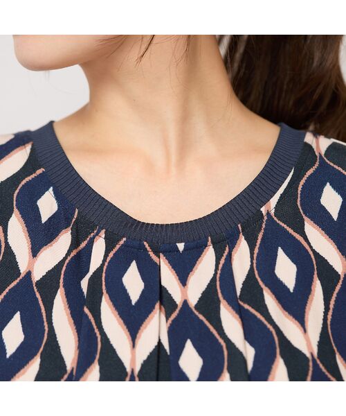 PISANO / ピサーノ シャツ・ブラウス | 【手洗いOK】インパクトプリントブラウス | 詳細13