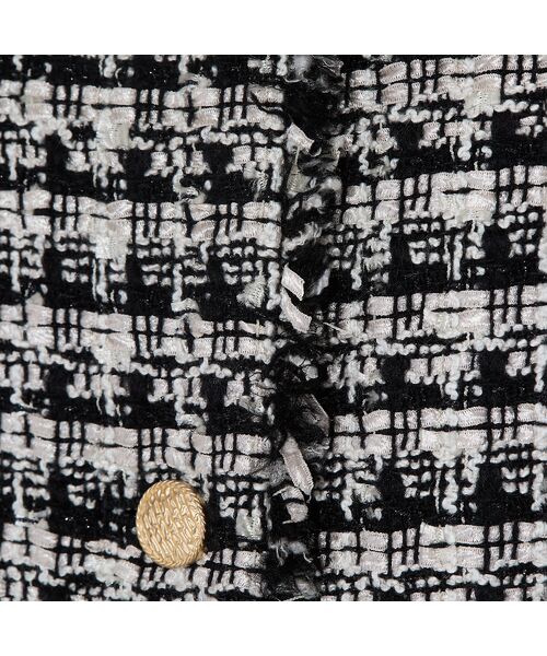 PISANO / ピサーノ ノーカラージャケット | ツィード・ノーカラージャケット | 詳細11