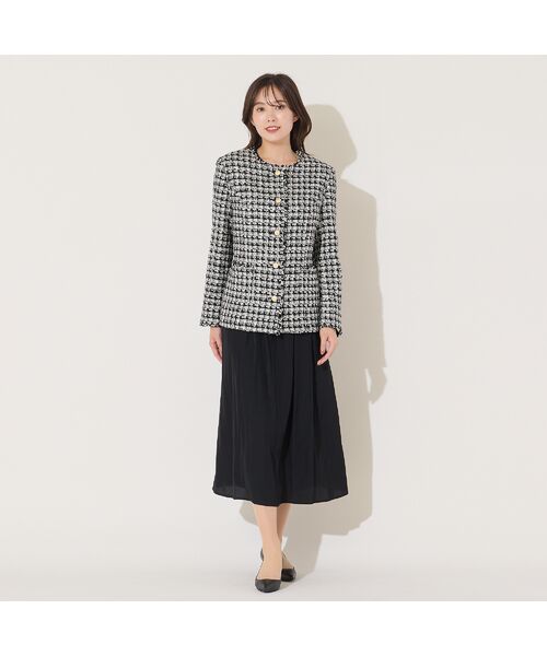 PISANO / ピサーノ ノーカラージャケット | ツィード・ノーカラージャケット | 詳細6