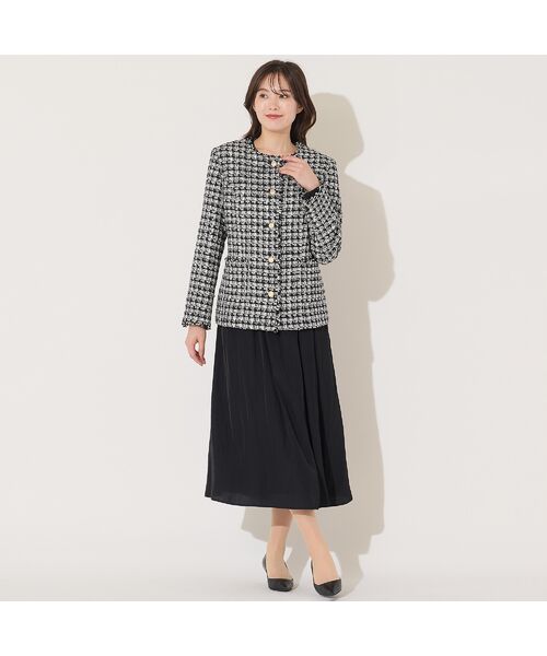 PISANO / ピサーノ ノーカラージャケット | ツィード・ノーカラージャケット | 詳細7