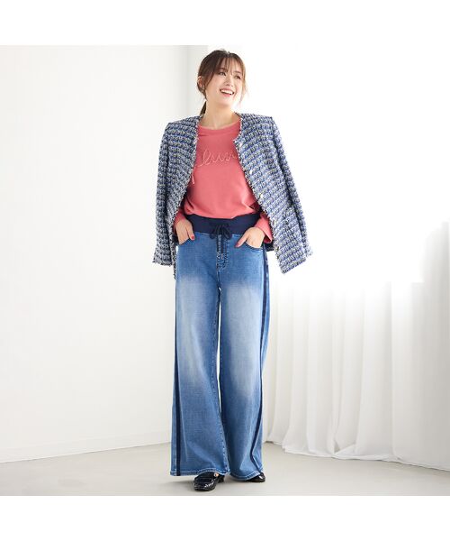 PISANO / ピサーノ ノーカラージャケット | ツィード・ノーカラージャケット | 詳細15