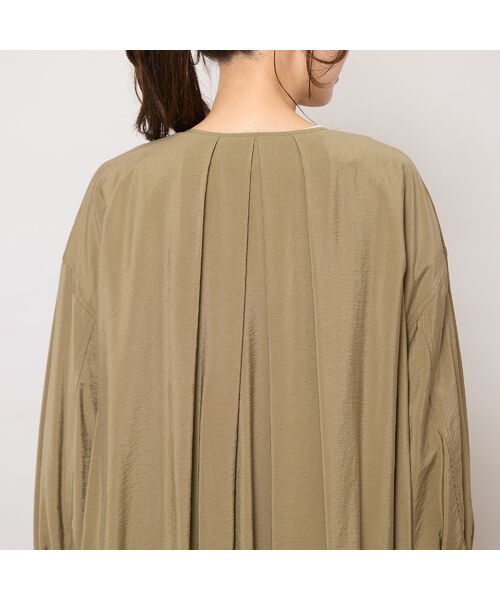 PISANO / ピサーノ ノーカラージャケット | 【手洗いOK】ノーカラー・MA-1ロングジャケット | 詳細8