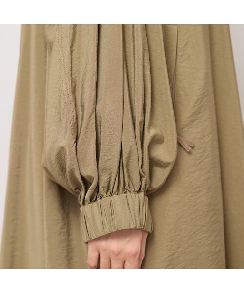 PISANO / ピサーノ ノーカラージャケット | 【手洗いOK】ノーカラー・MA-1ロングジャケット | 詳細9