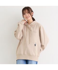 PISANO / ピサーノ パーカー | 【手洗いOK・HAPPY FACE】エマちゃんコラボプリントフーディーパーカー