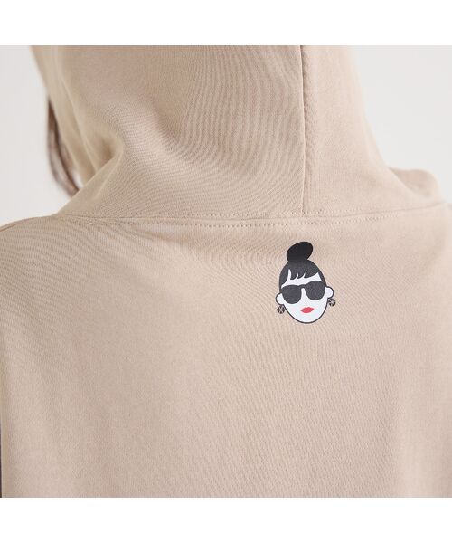 PISANO / ピサーノ パーカー | 【手洗いOK・HAPPY FACE】エマちゃんコラボプリントフーディーパーカー | 詳細10