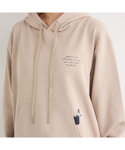 PISANO / ピサーノ パーカー | 【手洗いOK・HAPPY FACE】エマちゃんコラボプリントフーディーパーカー | 詳細7