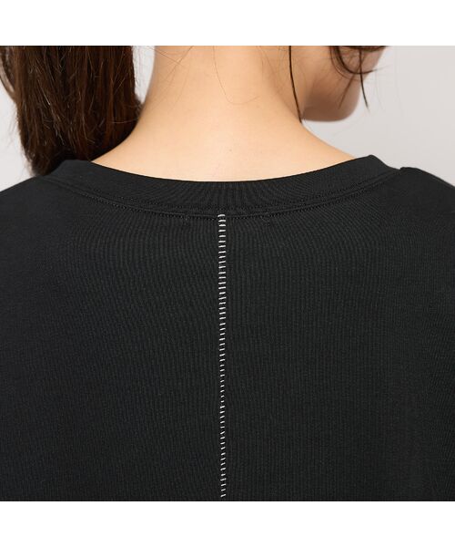 PISANO / ピサーノ カットソー | 【手洗いOK】ベロアテープロゴ刺繍カットソー | 詳細9