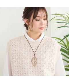 PISANO / ピサーノ ネックレス・ペンダント・チョーカー | ブロンズ調リーフモチーフネックレス