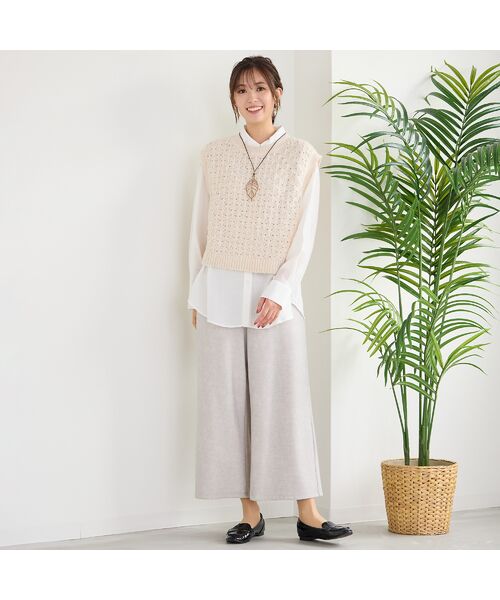 PISANO / ピサーノ ネックレス・ペンダント・チョーカー | ブロンズ調リーフモチーフネックレス | 詳細1