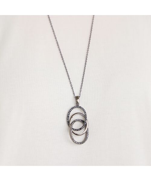 PISANO / ピサーノ ネックレス・ペンダント・チョーカー | 3連オーバルパーツネックレス | 詳細2
