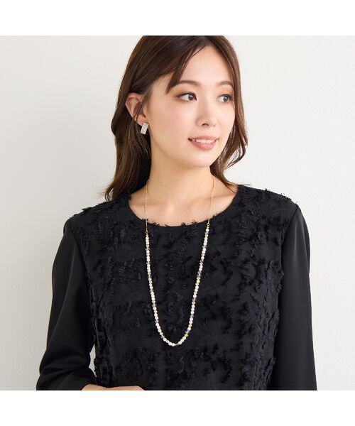 PISANO / ピサーノ ネックレス・ペンダント・チョーカー | MIXラウンドビジューネックレス | 詳細1