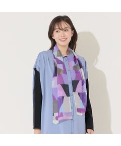 PISANO / ピサーノ マフラー・ショール・スヌード・ストール | 【手洗いOK】ジオメトリックプリントストール