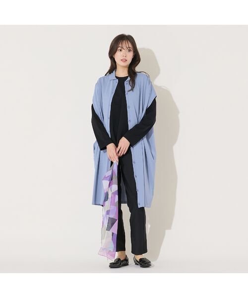 PISANO / ピサーノ マフラー・ショール・スヌード・ストール | 【手洗いOK】ジオメトリックプリントストール | 詳細6