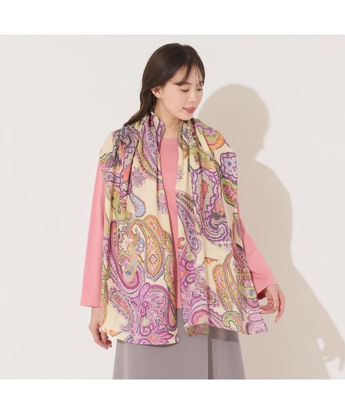 PISANO / ピサーノ マフラー・ショール・スヌード・ストール | ペイズリープリントストール | 詳細2