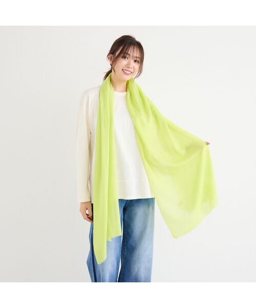 PISANO / ピサーノ マフラー・ショール・スヌード・ストール | プレーンワイドストール | 詳細1