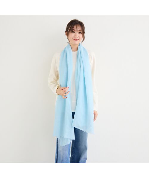 PISANO / ピサーノ マフラー・ショール・スヌード・ストール | プレーンワイドストール | 詳細4