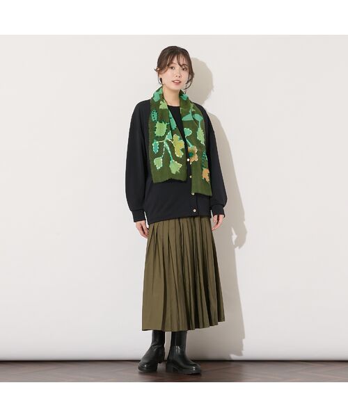 PISANO / ピサーノ マフラー・ショール・スヌード・ストール | フラワープリントストール | 詳細5