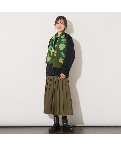 PISANO / ピサーノ マフラー・ショール・スヌード・ストール | フラワープリントストール | 詳細6