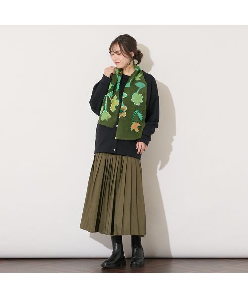 PISANO / ピサーノ マフラー・ショール・スヌード・ストール | フラワープリントストール | 詳細7