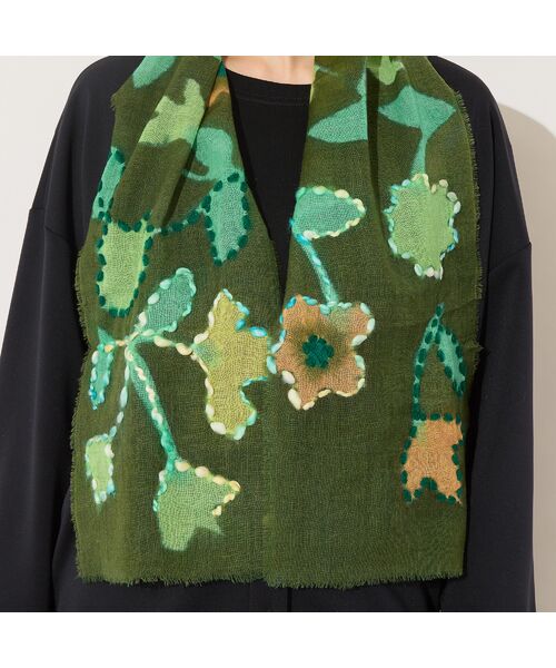 PISANO / ピサーノ マフラー・ショール・スヌード・ストール | フラワープリントストール | 詳細8