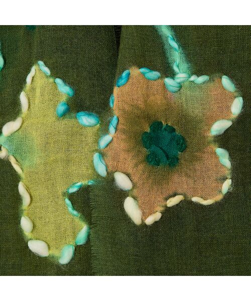 PISANO / ピサーノ マフラー・ショール・スヌード・ストール | フラワープリントストール | 詳細9