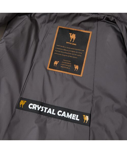 PISANO / ピサーノ ベスト | キャメル入り中綿・ジップアップフーディージレ | 詳細10