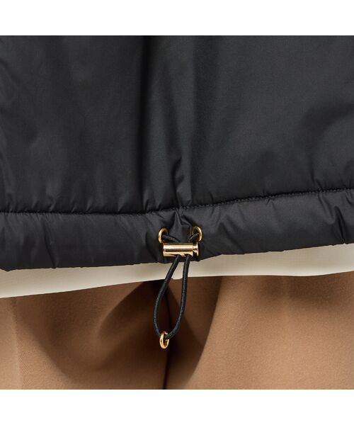 PISANO / ピサーノ ベスト | キャメル入り中綿・ジップアップフーディージレ | 詳細9