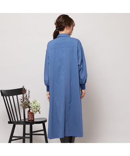 PISANO / ピサーノ ミニ丈・ひざ丈ワンピース | 【手洗いOK】Aライン・オープンカラーワンピース | 詳細8