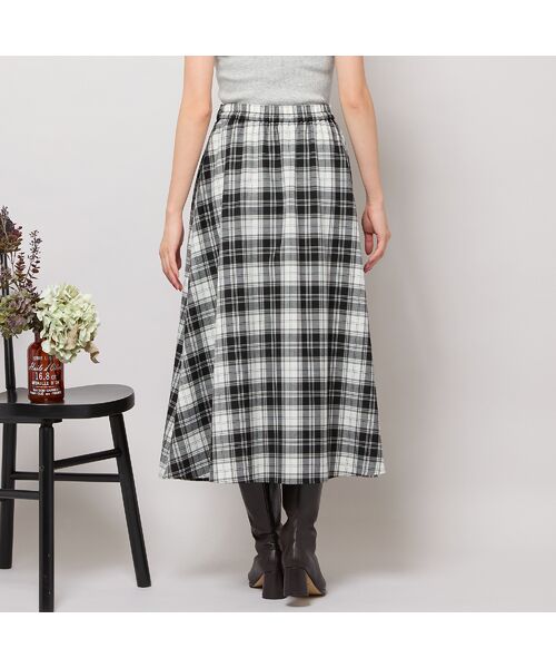 PISANO / ピサーノ ミニ・ひざ丈スカート | 【セットアップ対応】Aラインチェック柄スカート | 詳細2