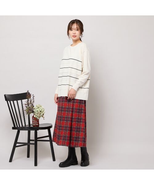 PISANO / ピサーノ ミニ・ひざ丈スカート | 【セットアップ対応】Aラインチェック柄スカート | 詳細10