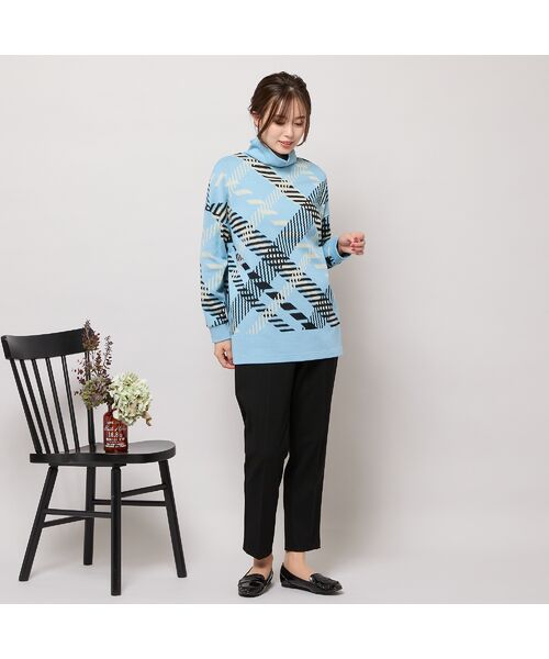 PISANO / ピサーノ ショート・ハーフ・半端丈パンツ | 【手洗いOK】真空プリーツ・アンクル丈パンツ(無地) | 詳細7