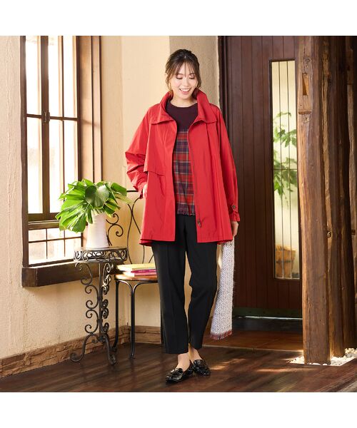 PISANO / ピサーノ ショート・ハーフ・半端丈パンツ | 【手洗いOK】真空プリーツ・アンクル丈パンツ(無地) | 詳細11