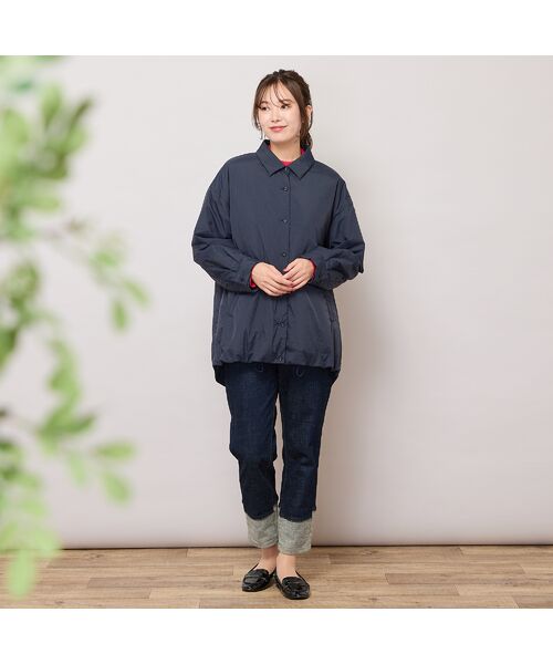 PISANO / ピサーノ デニムパンツ | 【手洗いOK・INDIMARKコラボ】デニムストレート・裾切り替えパンツ | 詳細3