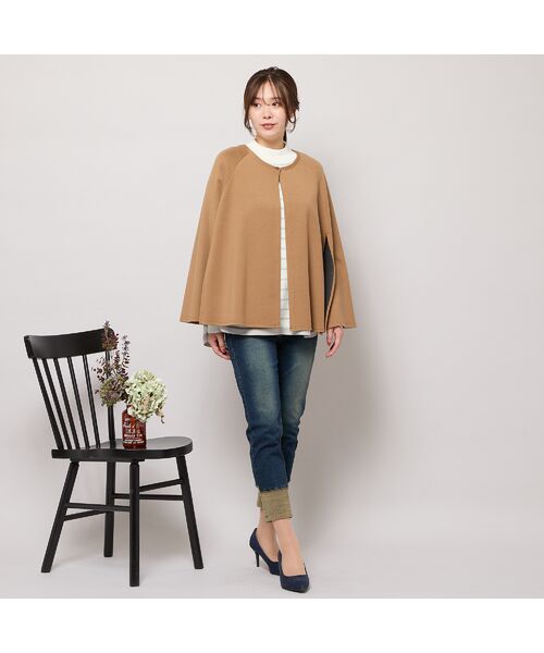 PISANO / ピサーノ デニムパンツ | 【手洗いOK・INDIMARKコラボ】デニムストレート・裾切り替えパンツ | 詳細15