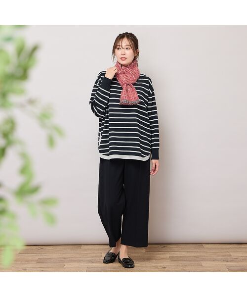 PISANO / ピサーノ ショート・ハーフ・半端丈パンツ | 【手洗いOK】真空プリーツ・ワイドストレートパンツ | 詳細10