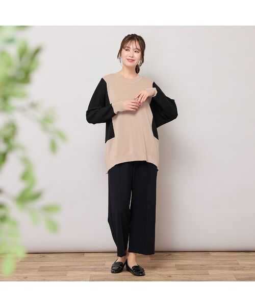 PISANO / ピサーノ ショート・ハーフ・半端丈パンツ | 【手洗いOK】真空プリーツ・ワイドストレートパンツ | 詳細11