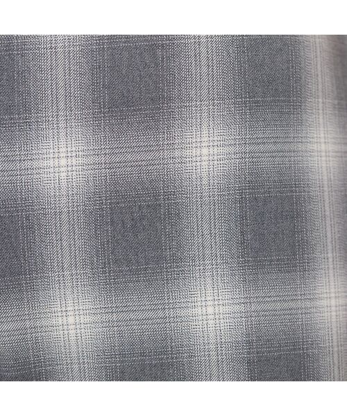 PISANO / ピサーノ ショート・ハーフ・半端丈パンツ | 【手洗いOK】真空プリーツ・ワイドストレートパンツ(チェック) | 詳細12