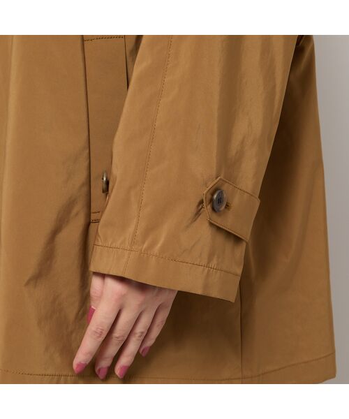 PISANO / ピサーノ トレンチコート | 【撥水】Aラインシルエット・ラグランスリーブトレンチブルゾン | 詳細10